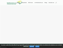 Tablet Screenshot of netsolutions.nu
